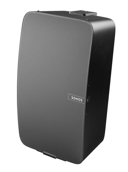 Cavus muursteun voor zwarte Sonos FIVE en Play:5 verticaal