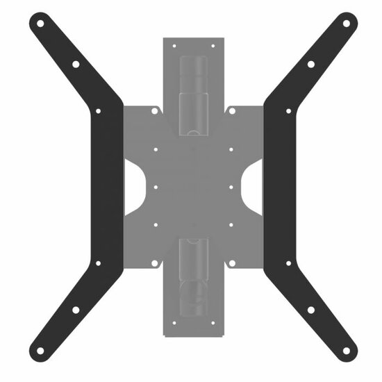 Uitbredingsset Cavus WMV8050 zwarte design muursteun voor 26 - 55 Inch TV