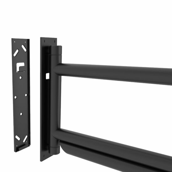 Montage detail voor Cavus WMV9050 zwarte design muursteun voor 26 - 55 Inch TV met extra lange arm