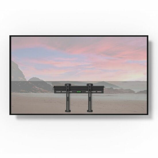 Cavus WMF001 vlakke muursteun voor 32 - 55 Inch TV vooraanzicht