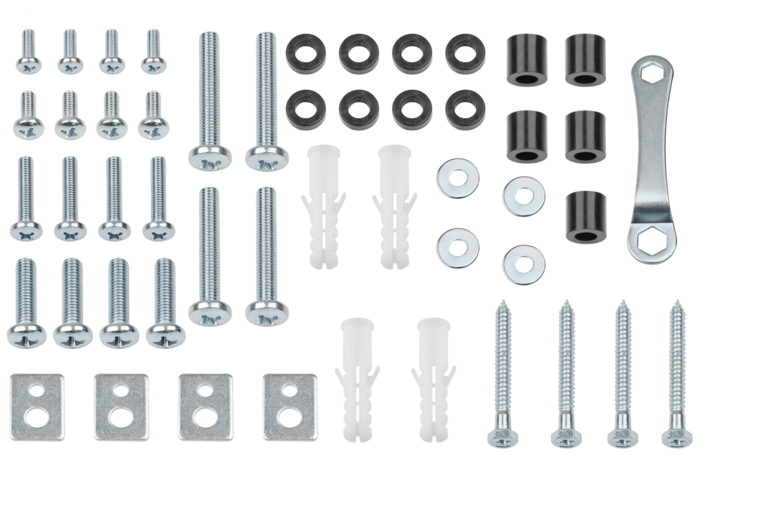 Bijgeleverd montagemateriaal Cavus WMF084 vlakke muursteun voor 37 - 70 Inch TV