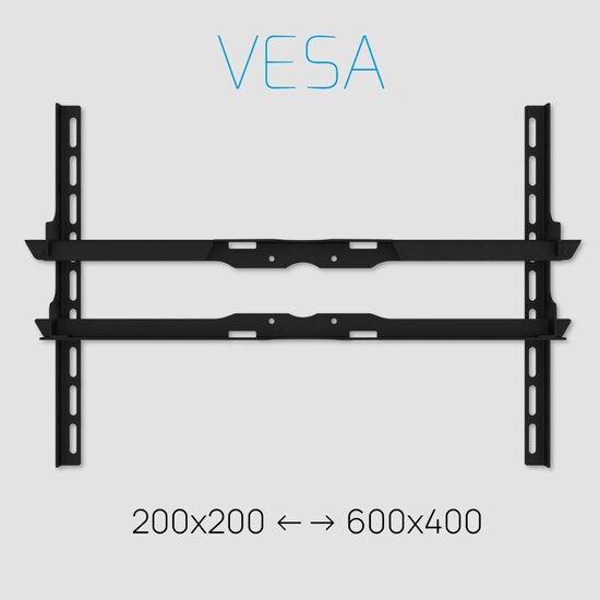 Cavus vloerstandaard MOUNT 100 cm RVS 600 x 400 Adapter