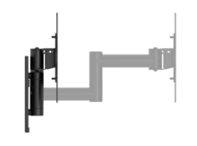 Cavus WMV2050 zwarte muursteun voor 26 - 37 inch TV uitschuifbaar