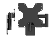 Cavus WMV2050 zwarte muursteun voor 26 - 37 inch TV ingeklapt