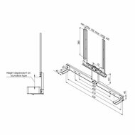 TV beugel voor Samsung soundbar afmetingen