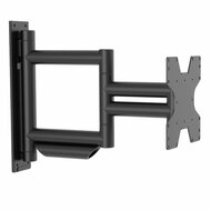 Cavus WMV8050 zwarte design muursteun voor 26 - 55 Inch TV schuin aanzicht 