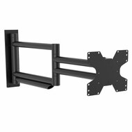 Cavus WMV9050 zwarte design muursteun voor 26 - 55 Inch TV met extra lange arm uitgeklapt