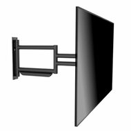 Cavus WMV9050 zwarte design muursteun voor 26 - 55 Inch TV met extra lange arm met tv