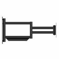 Cavus WMV9050 zwarte design muursteun voor 26 - 55 Inch TV met extra lange arm zij aanzicht