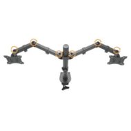 Draaipunten monitor beugel voor twee 17 t/m 32 Inch schermen tot 8 kg
